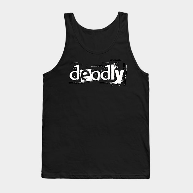 Deadly Punk Tank Top by @johnnehill